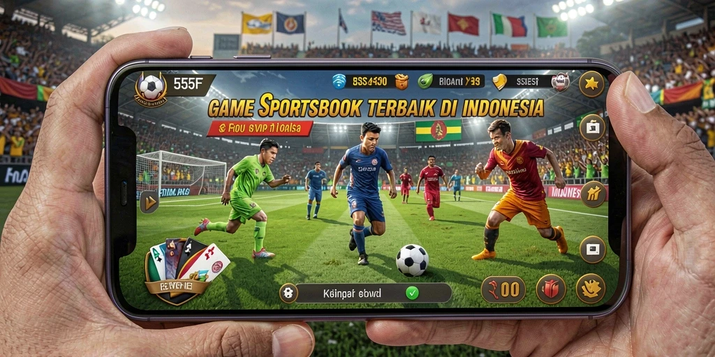 Tampilan gameplay menarik dari aplikasi Sportsbook 555F.