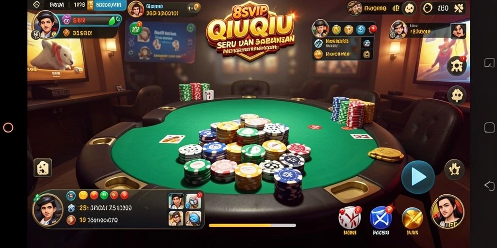 Gameplay seru dan menarik dari QiuQiu 8SVIP.