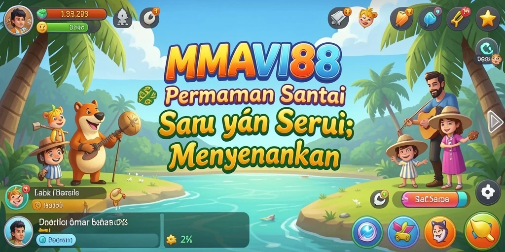 Tampilan gameplay AMAVI88 yang menarik dan penuh warna.