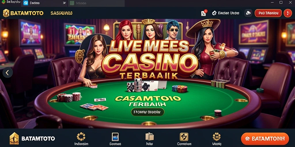 Tangkap momen seru dalam permainan Live Casino di BATAMTOTO.