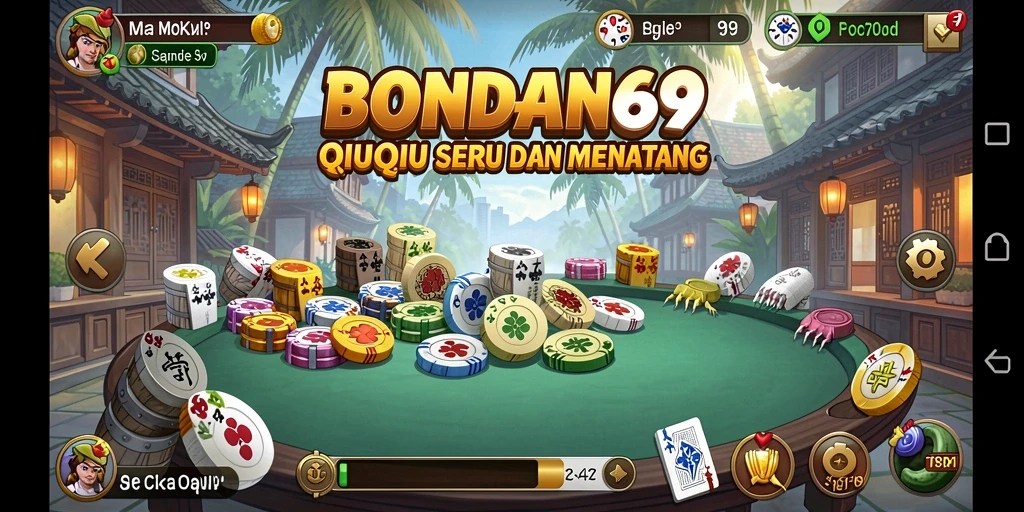Gameplay seru BONDAN69 dalam permainan QiuQiu.