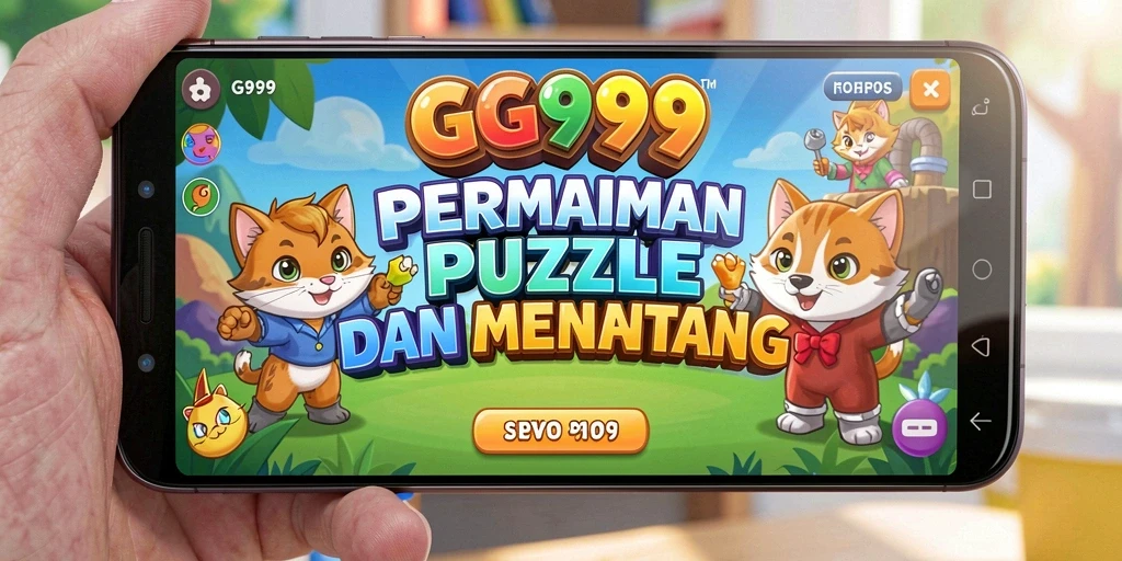 Screenshot utama GG999 menampilkan gameplay seru dari permainan Puzzle.