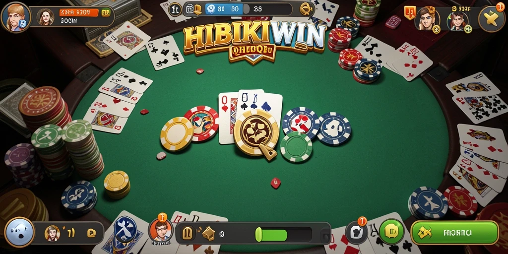 Tampilan gameplay QiuQiu yang menarik dan interaktif di HIBIKIWIN.