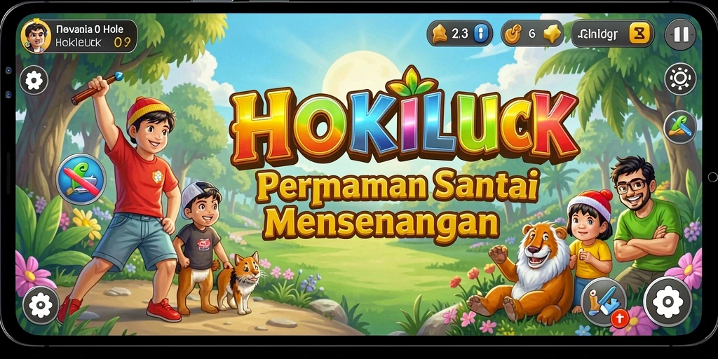 Tangkapan layar HOKILUCK menampilkan gameplay yang ceria dan menghibur.