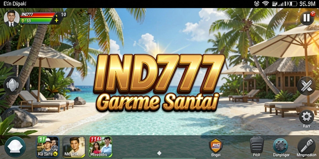 Tangkapan layar IND777 menampilkan gameplay yang ceria dan menyenangkan.
