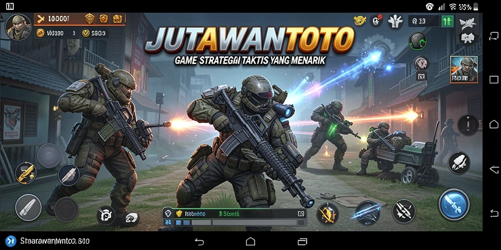 Tangkapan layar menunjukkan aksi mendebarkan dalam pertempuran strategis.