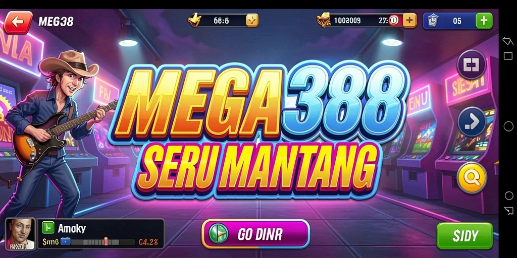 Screenshot gameplay MEGA388 yang seru dan penuh tantangan.