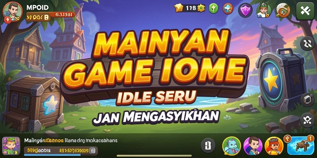 Tangkapan layar MPOID menampilkan gameplay Idle yang menarik dengan desain yang menawan.