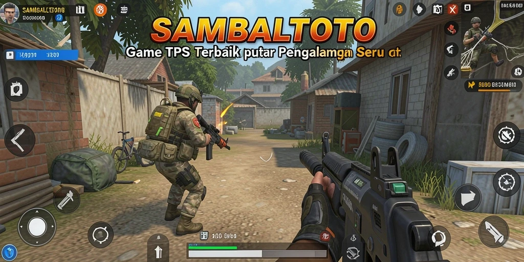 Screenshot menampilkan aksi seru gameplay SAMBALTOTO di TPS.