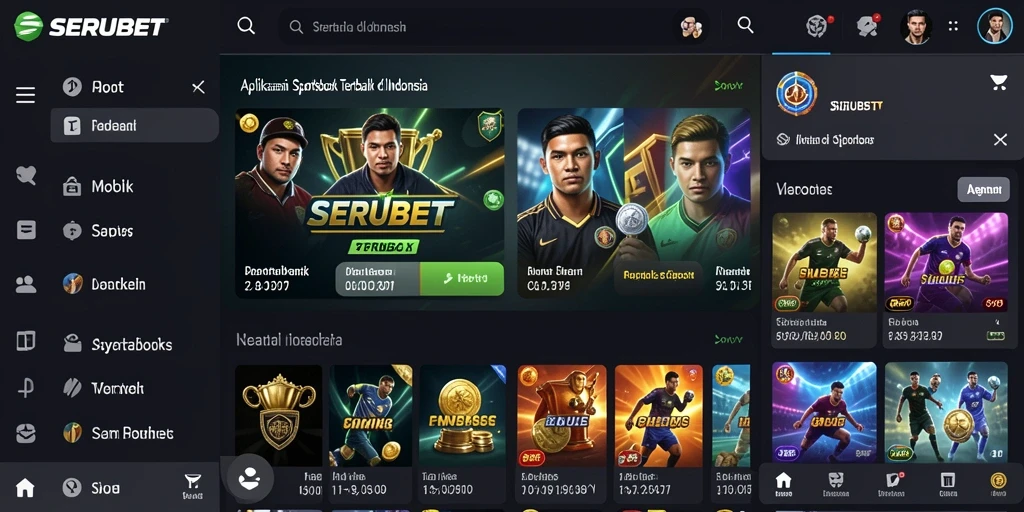 Tampilan screenshot gameplay SERUBET yang menarik.