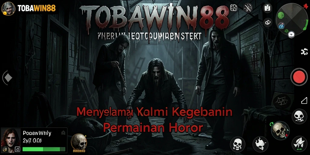 Tangkapan layar menampilkan suasana mencekam dalam gameplay TOBAWIN88.