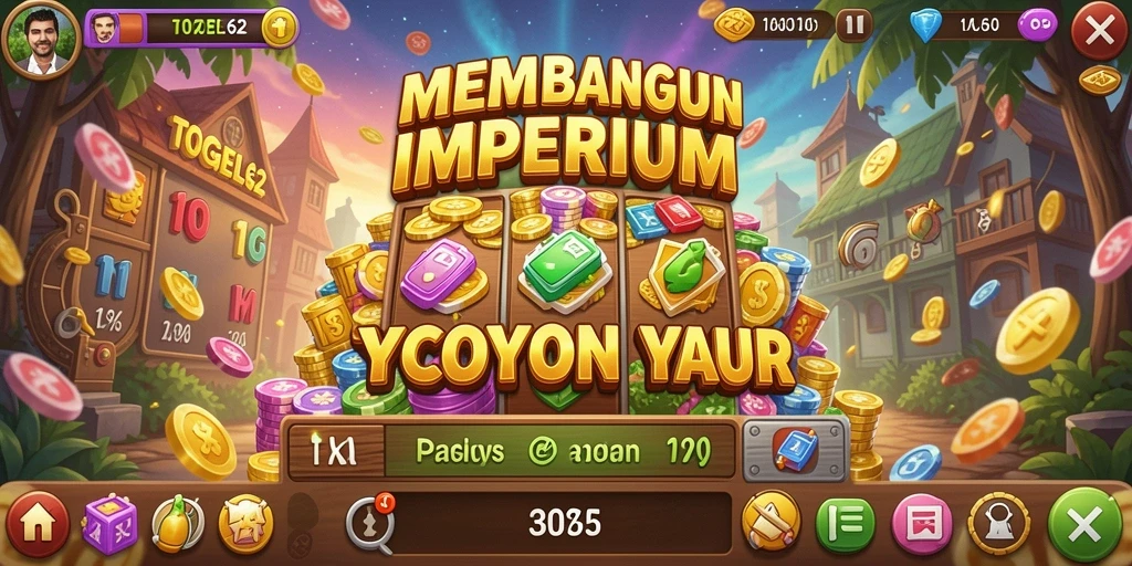 Tampilan gameplay <strong>TOGEL62</strong> yang memukau dalam membangun kerajaan bisnis.